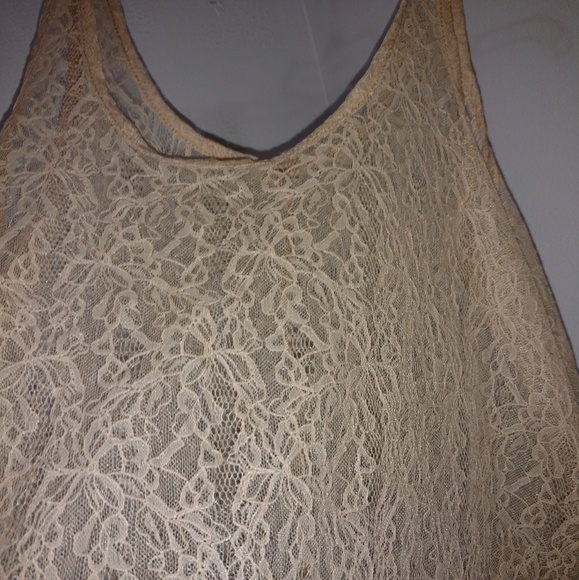 Nude lace swing tank - Picture 2 of 3
